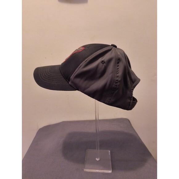 Fan Favorite Cleveland Indians Chief Wahoo  Black Gray Baseball Hat Adjustable - Picture 6 of 11